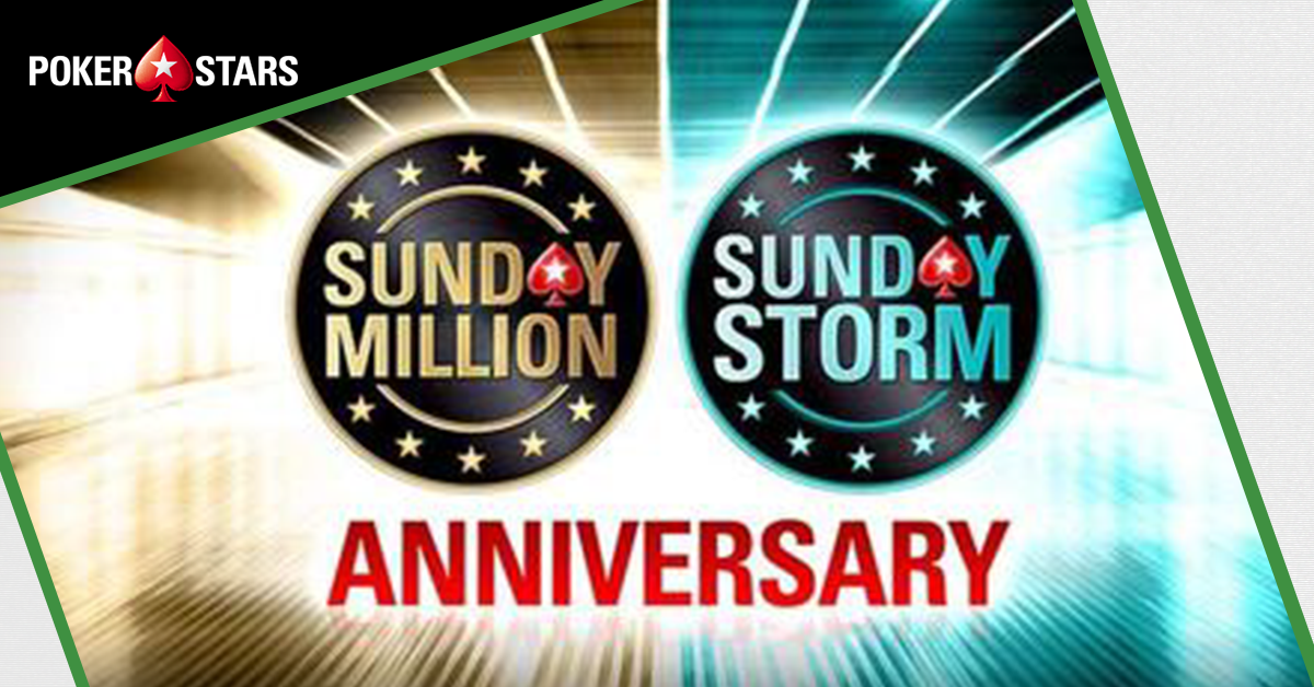 Итоги юбилейных Sunday Storm и Sunday Million PokerStars